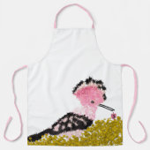 ハヌッカピンクのドレイデルゲルトとフーポー エプロン (正面)