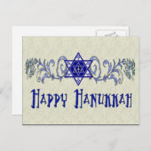 ハヌッカピーススター シーズンポストカード (正面/裏面)