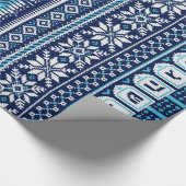 ハヌッカフェアアイルニッフェイクトセーター ラッピングペーパー (角)