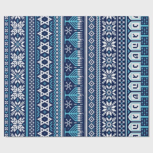 ハヌッカフェアアイルニッフェイクトセーター ラッピングペーパー (フラット)