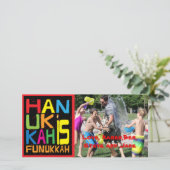 ハヌッカフォトカード/両面ハヌッカはフヌッカ シーズンカード (スタンド正面)