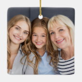 ハヌッカフォトピースラブライトイエロー(ユダヤ教)メノラー セラミックオーナメント (裏面)