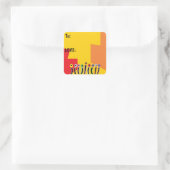 ハヌッカブライト踊りキャンドル スクエアシール (バッグ)