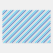 ハヌッカブルーシルバー ラッピングペーパーシート (正面)