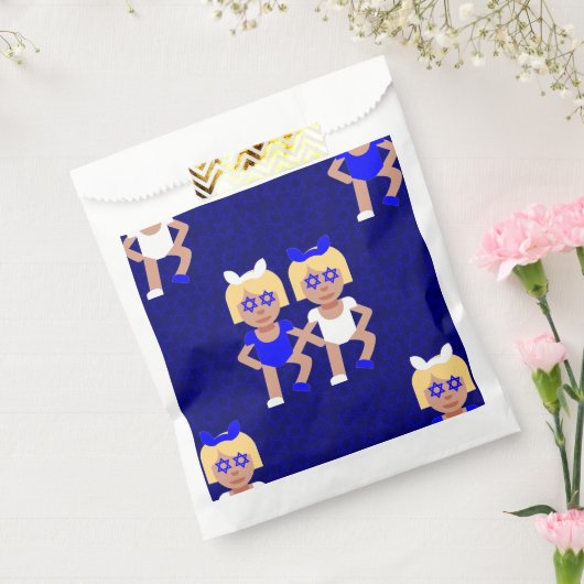 ハヌッカブルーバニー耳の双子 フェイバーバッグ (封をした状態)