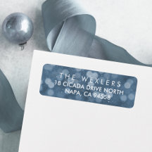 ハヌッカブルー《写真》ぼけ味差出人住所