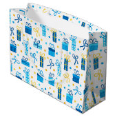 ハヌッカプレゼント ラージペーパーバッグ (裏面アングル)