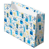 ハヌッカプレゼント ラージペーパーバッグ (正面アングル)