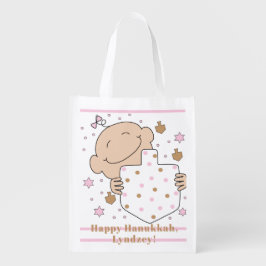 ハヌッカベビーガールトートバッグ エコバッグ