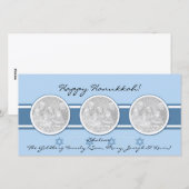 ハヌッカホリデーフォトカード シーズンカード (正面/裏面)