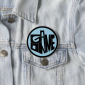 ハヌッカボタン、ゲームONブラックドレディデル 缶バッジ (インサイチュ)