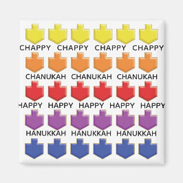 ハヌッカマグネットスクエア3Dドリードル マグネット