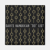 ハヌッカマグネットスクエアDREIDELLS Nスターズ マグネット (正面)