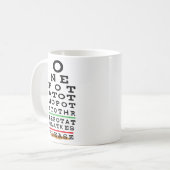 ハヌッカマグ「ハッピーハヌカー（ユダヤ教の祭り）EST 139 BCE」 コーヒーマグカップ (正面左)