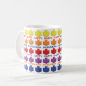 ハヌッカマグ「3Dドリードル」 コーヒーマグカップ (正面左)