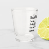 ハヌッカミラクルおもしろいハヌカー(ユダヤ教の祭り)ユダヤ人の定義 ショットグラス (左)