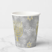 ハヌッカメノエレガントラーズ 紙コップ (正面)