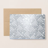 ハヌッカメノラーズ 箔カード (封筒付き正面)