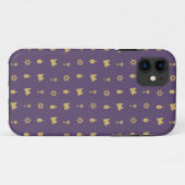 ハヌッカモチーフ紫iPhone 5やっと着いた Case-Mate iPhoneケース (裏面(横))