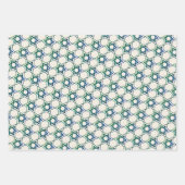 ハヌッカユダヤ教の休日クラシック記号素朴記号 ラッピングペーパーシート (正面2)