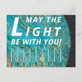 ハヌッカライト標準はがき インビテーションポストカード