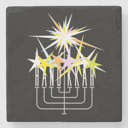 ハヌッカライト ストーンコースター (正面)