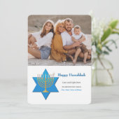 ハヌッカライト&ラブフォトホリデーカード シーズンカード (スタンド正面)