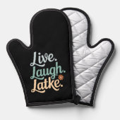 ハヌッカライブ笑いラトケおもしろいホリデーファミリー 鍋つかみ (正面/裏面)