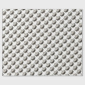 ハヌッカラッピング紙と(ユダヤ教)メノラー ラッピングペーパー (フラット)