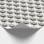 ハヌッカラッピング紙と(ユダヤ教)メノラー ラッピングペーパー (角)