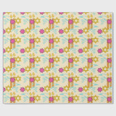 ハヌッカラッピング紙パーティー用品 ラッピングペーパー (フラット)