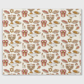 ハヌッカラッピング紙 ラッピングペーパー (フラット)