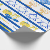 ハヌッカラッピング紙 ラッピングペーパー (角)