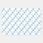 ハヌッカラブリーブルー ラッピングペーパーシート (正面)