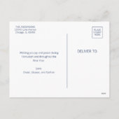 ハヌッカラブ&ライトフローラ(ユダヤ教)メノラー シーズンポストカード (裏面)