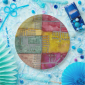 ハヌッカロットAメノラ ペーパープレート (パーティー)