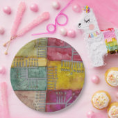 ハヌッカロットAメノラ ペーパープレート (パーティー)