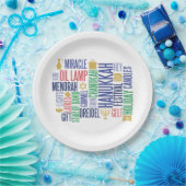 ハヌッカワーズホリデイ紙プレート ペーパープレート (パーティー)