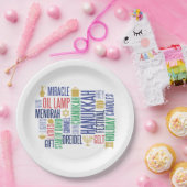 ハヌッカワーズホリデイ紙プレート ペーパープレート (パーティー)