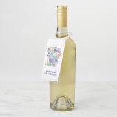 ハヌッカワーズホリデーボトルハンガーラベル ボトルネックタグ (アングル)