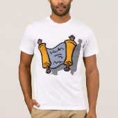 ハヌッカースクロールメンズシャツ Tシャツ (正面)