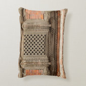 ハヌマンのナサンチョークコートヤードの古窓 アクセントクッション (裏面(縦))