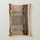 ハヌマンのナサンチョークコートヤードの古窓 アクセントクッション (正面(垂直))