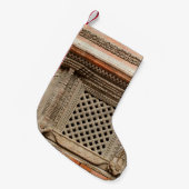 ハヌマンのナサンチョークコートヤードの古窓 スモールクリスマスストッキング (正面 (吊り時))