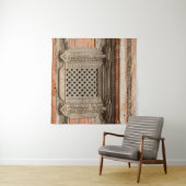 ハヌマンのナサンチョークコートヤードの古窓 タペストリー (インサイチュ(横))