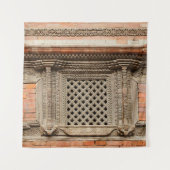 ハヌマンのナサンチョークコートヤードの古窓 タペストリー (正面)