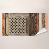 ハヌマンのナサンチョークコートヤードの古窓 バスタオル (バスタオル)