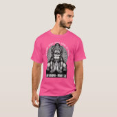 ハヌマンモンキー神ヒンドゥー神話 Tシャツ (正面フル)