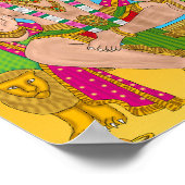 ハヌマン公ポスター | 強力なヒンズー教デプタハヌマン ポスター (角)