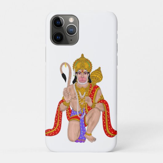 ハヌマン様スマホケース - 保護と精神性D Case-Mate iPhoneケース (裏)